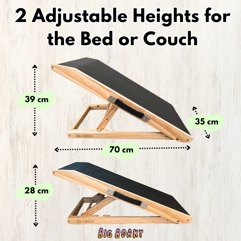 Borky's Dog Ramp - Protects Joints & Prevents Jumping Injuries