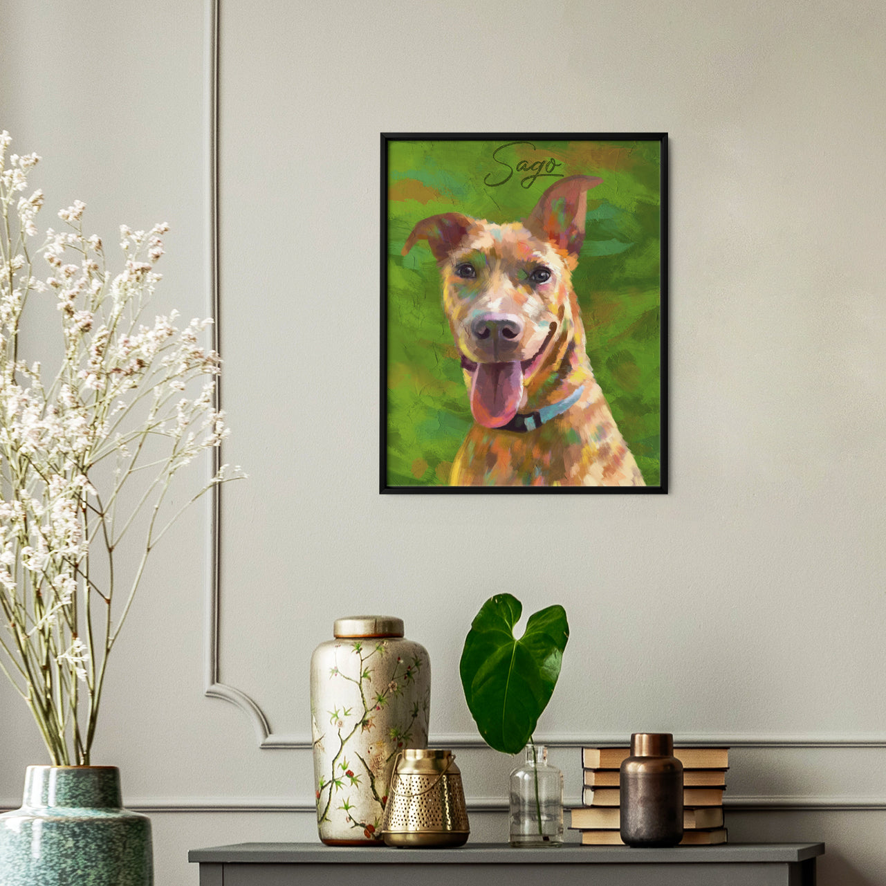 Personalized Pet Pawtraits - Digital & Canvas Prints