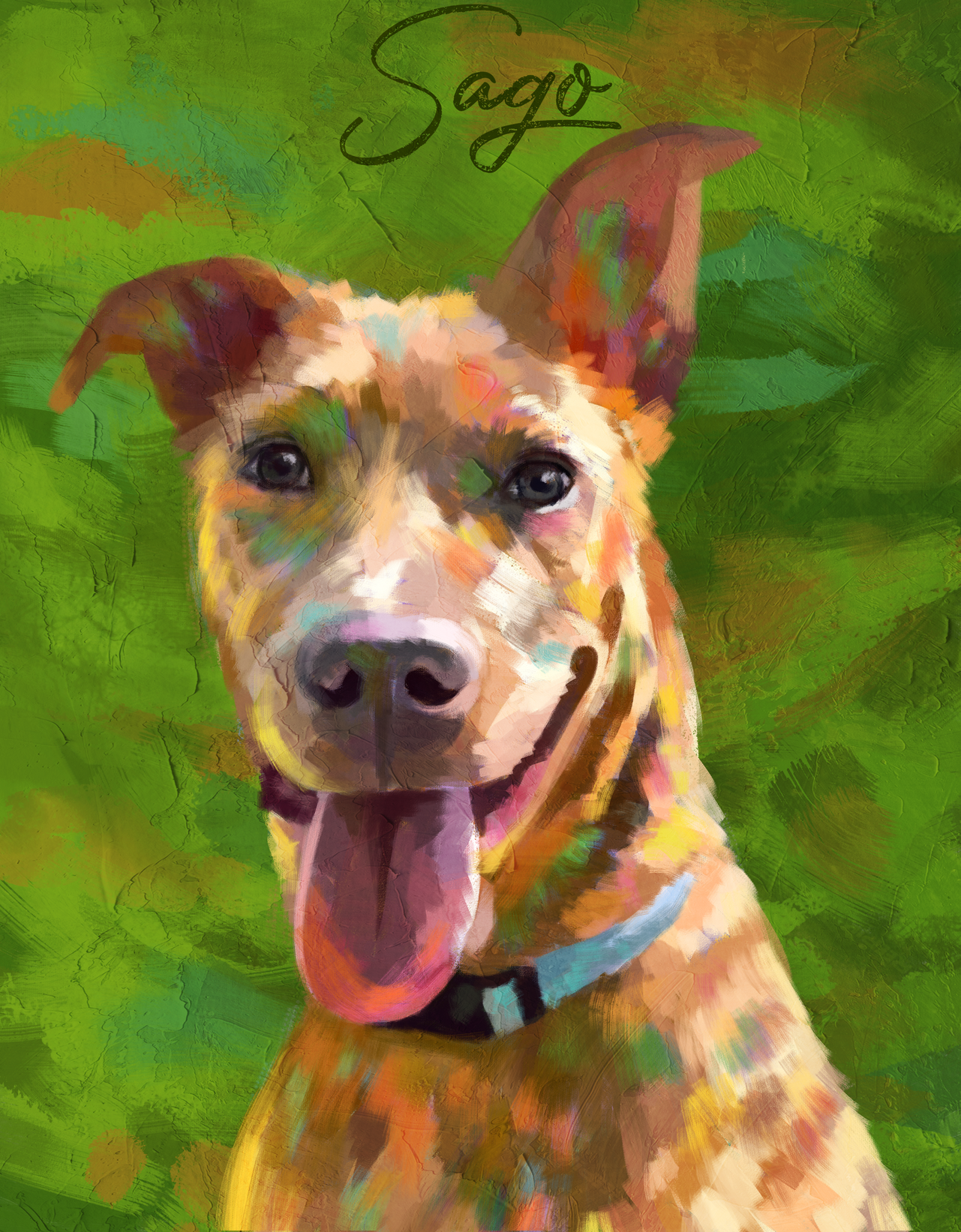 Personalized Pet Pawtraits - Digital & Canvas Prints