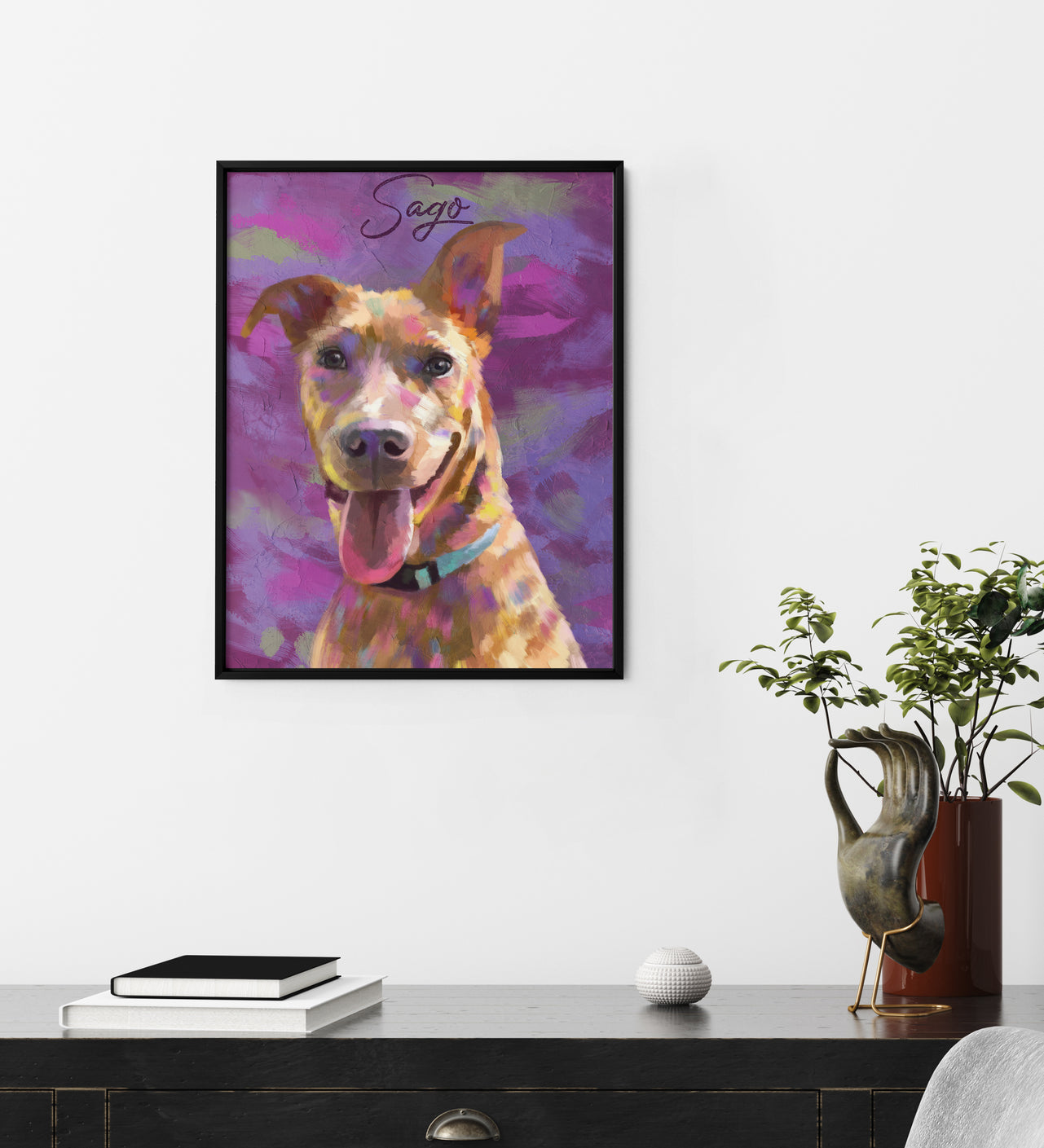 Personalized Pet Pawtraits - Digital & Canvas Prints