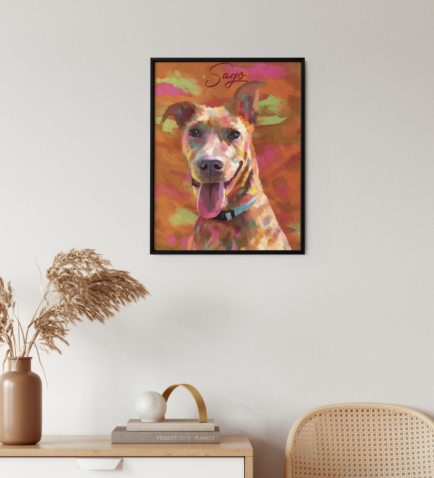 Personalized Pet Pawtraits - Digital & Canvas Prints